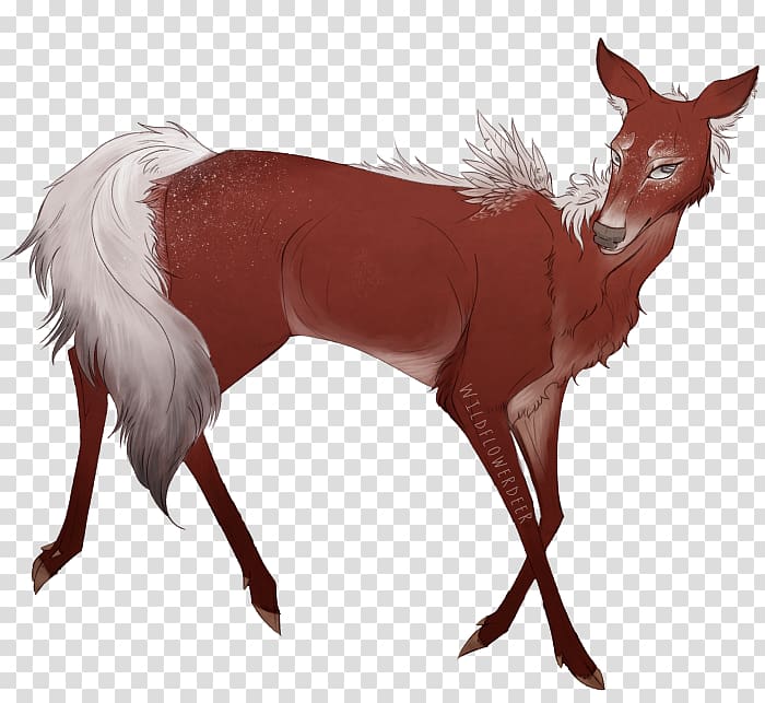 Mustang The Endless Forest Pack animal Canidae Reindeer, ming piece simple shading transparent background PNG clipart