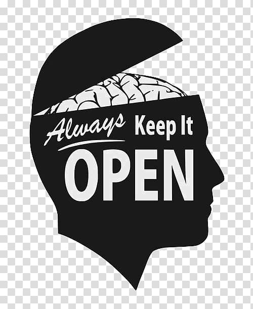 Open-mindedness Idea Drawing Motto, mind the gap transparent background PNG clipart