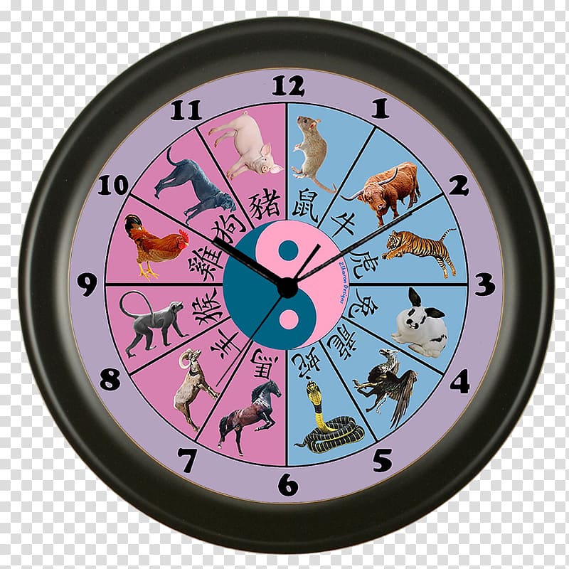 Clock Chinese zodiac Clothing Accessories, chinese material transparent background PNG clipart