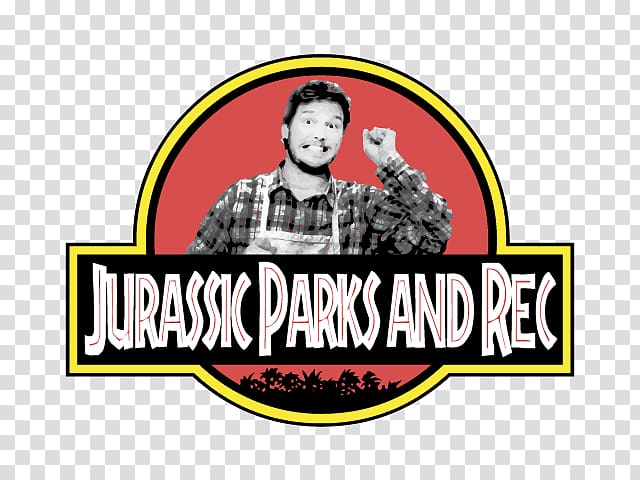 Andy Dwyer Jurassic Park Logo Pun T-shirt, jurassic park transparent background PNG clipart