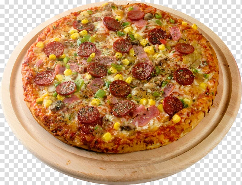 Pizza Margherita Italian cuisine Salami Fast food, Pizza transparent background PNG clipart