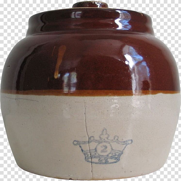 Guernsey Bean Jar Ceramic Beanpot Crock Stoneware, jar transparent background PNG clipart
