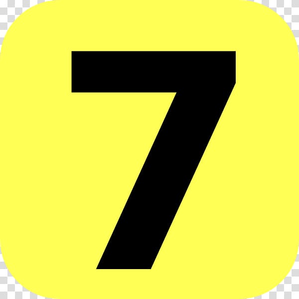 Number Blog , Number 7 transparent background PNG clipart