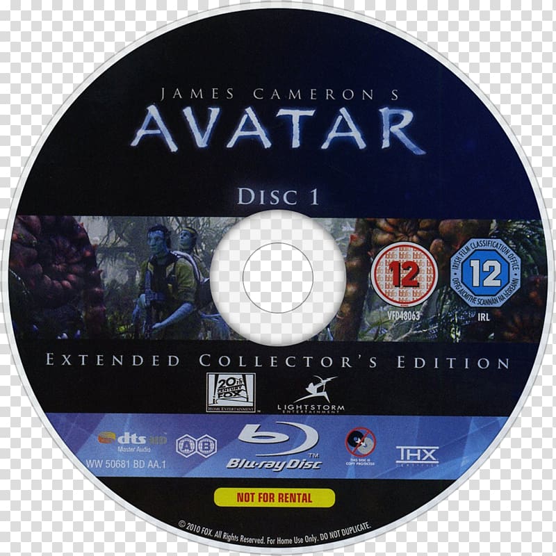 Blu-ray disc Compact disc James Cameron's Avatar: The Game Avatar Series Film, Avatar movie transparent background PNG clipart