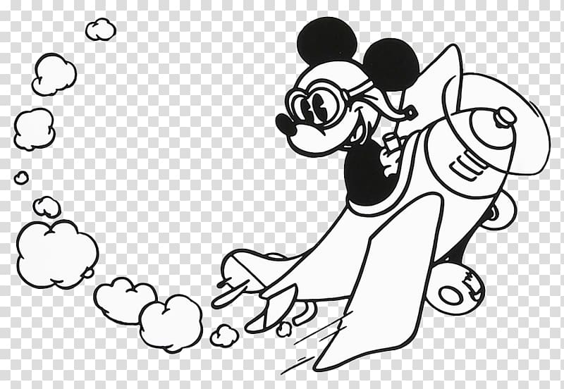 Mickey Mouse Minnie Mouse Black and white , Free Dragonfly transparent background PNG clipart