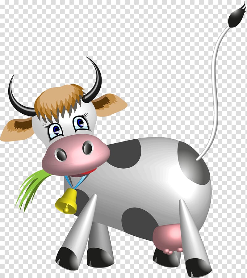 Cattle Calf Milk Domestic pig Sheep, clarabelle cow transparent background PNG clipart