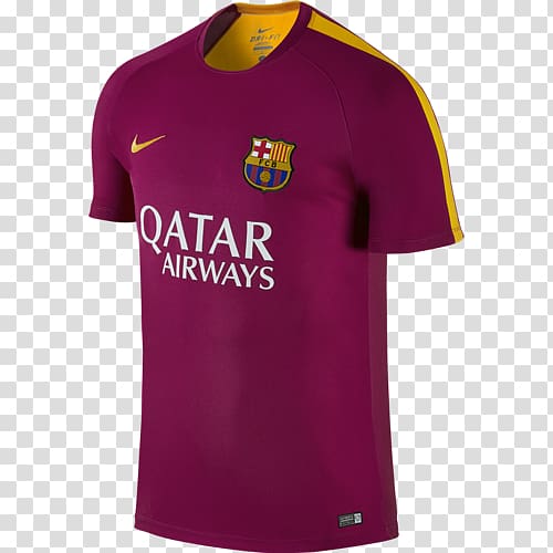 T-shirt 2015–16 FC Barcelona season Jersey, T-shirt transparent background PNG clipart