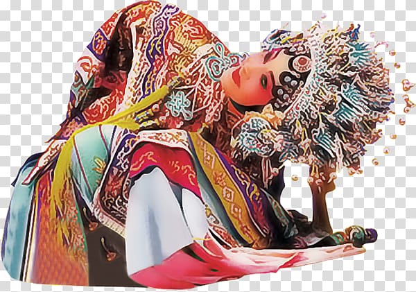 Beijing Journey to the West Chinese opera, Opera characters transparent background PNG clipart