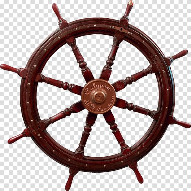 Ship\'s wheel Wood Maritime transport, Nautical elements transparent background PNG clipart