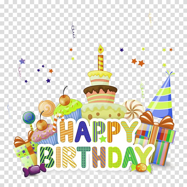 happy birthday , Birthday cake Ice cream cake , happy,birthday,Birthday Cake transparent background PNG clipart
