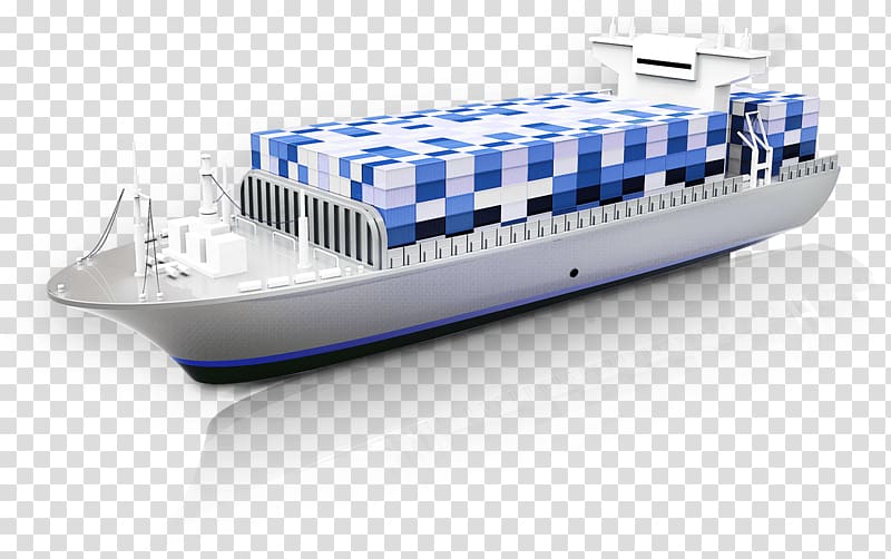 Water transportation Container ship Watercraft, ocean shipping transparent background PNG clipart