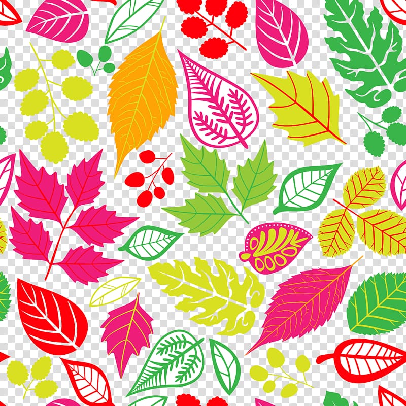 Autumn leaf color Pattern, Autumn leaf pattern seamless background seamless pattern transparent background PNG clipart