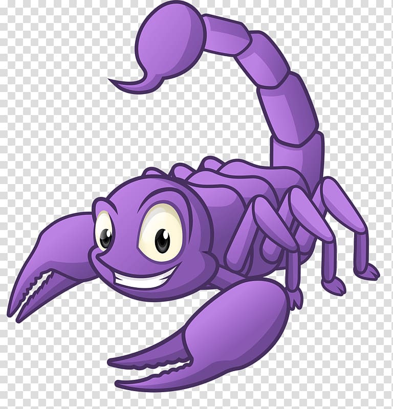 purple scorpion transparent background PNG clipart