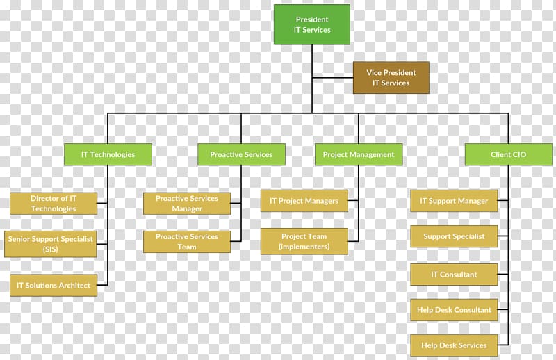 Project Organization Structure Chart