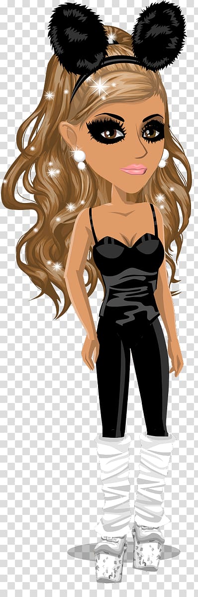 Ariana Grande MovieStarPlanet World Avatar Character, aesthetic msp girl transparent background PNG clipart