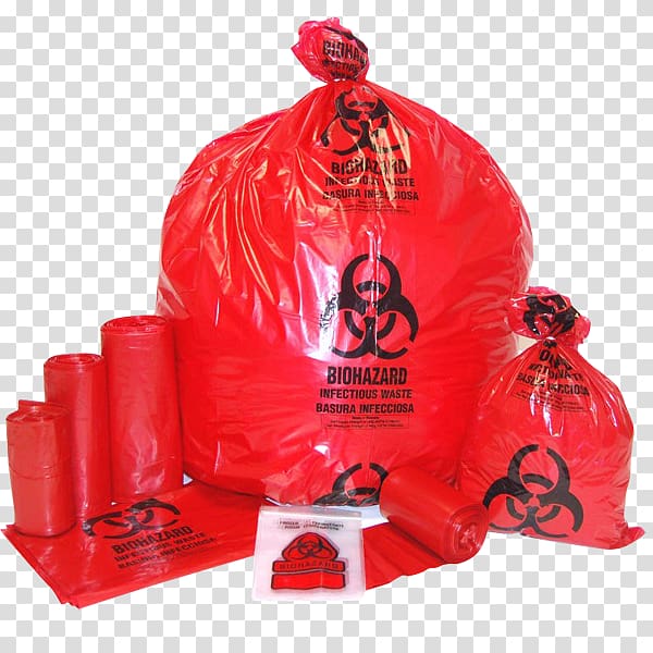 Plastic bag Medical waste Bin bag, Infectious transparent background PNG clipart