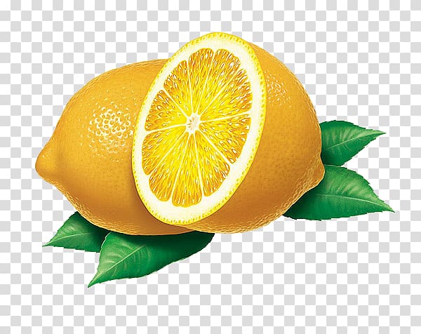 Lemon-lime drink Tangelo Eating, Ultra-clear painted lemon transparent background PNG clipart