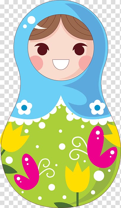 Matryoshka doll transparent background PNG clipart