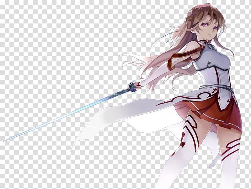 Asuna Kirito Leafa Sinon Sword Art Online: Code Register, asuna transparent background PNG clipart