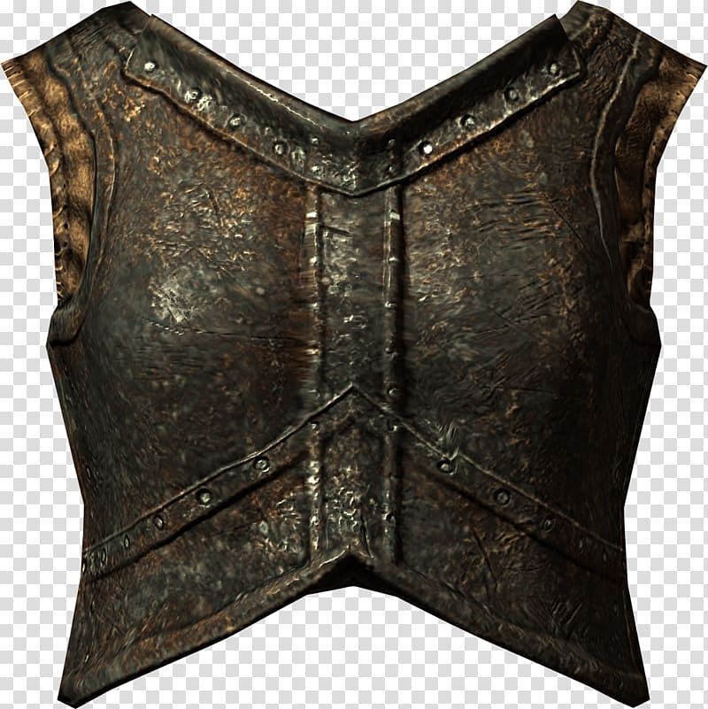 black metal armor, Elder Scrolls Skyrim Armor transparent background PNG clipart