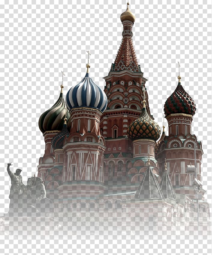 of Saint Basil Cathedral during daytime, Moscow Kremlin Red Square Saint Basil\'s Cathedral Lenin\'s Mausoleum GUM, kremlin transparent background PNG clipart