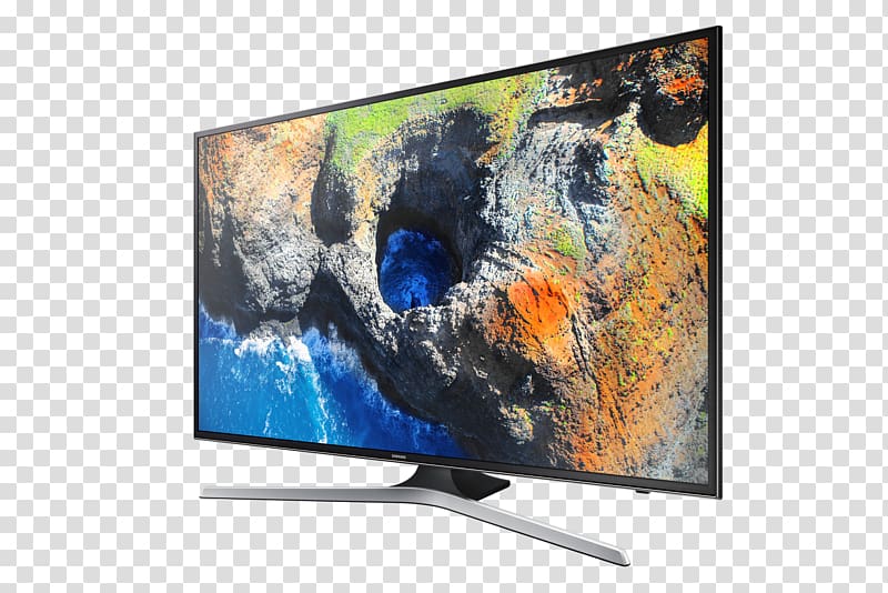 Samsung MU6102 Smart TV 4K resolution Ultra-high-definition television, samsung transparent background PNG clipart