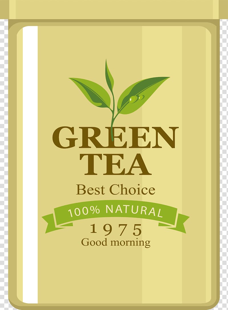 Green tea Tea culture Black tea, Exquisite tea jar design transparent background PNG clipart
