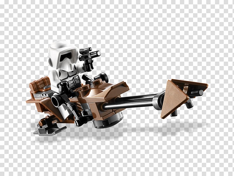 Stormtrooper Lego Star Wars Endor Speeder bike, stormtrooper transparent background PNG clipart