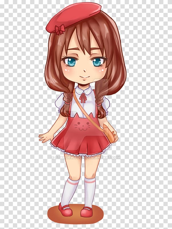 Anime Chibi Girl Kavaii, cute girl transparent background PNG clipart