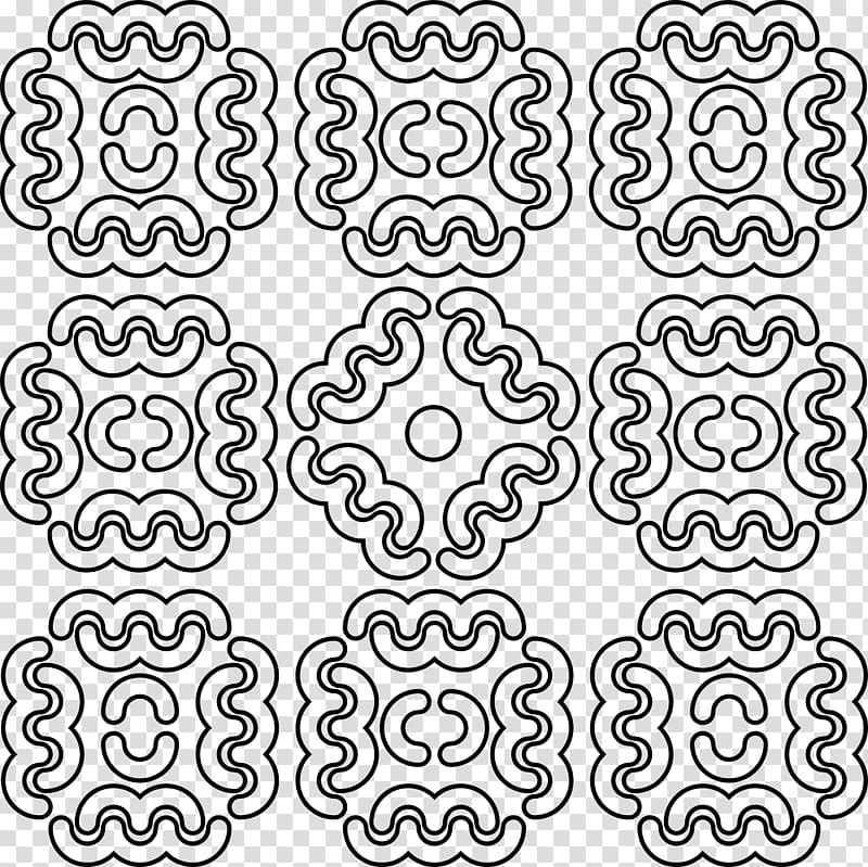 Line art Drawing Islamic geometric patterns Ornament Pattern, Nature pattern transparent background PNG clipart