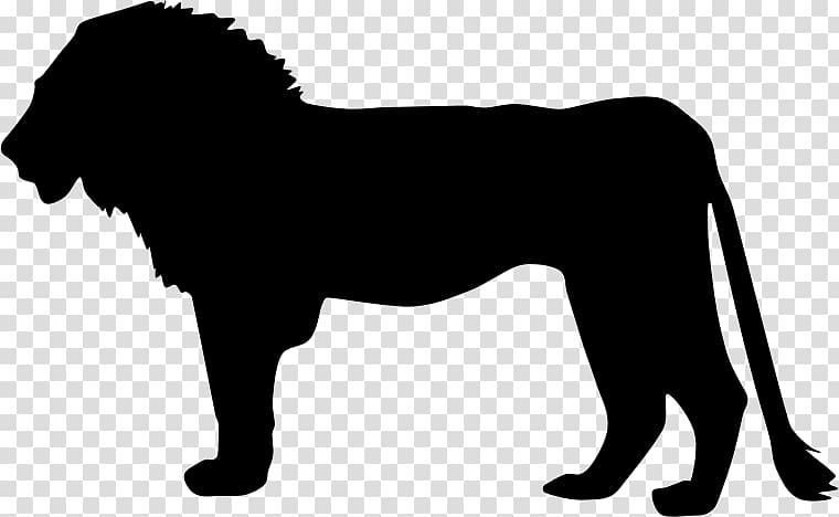 Lion Silhouette Cat Lion Profile Transparent Background Png Clipart Hiclipart