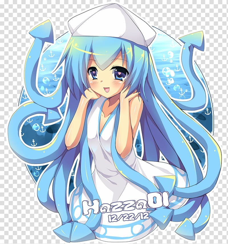 Squid Girl Anime, Tentacle transparent background PNG clipart
