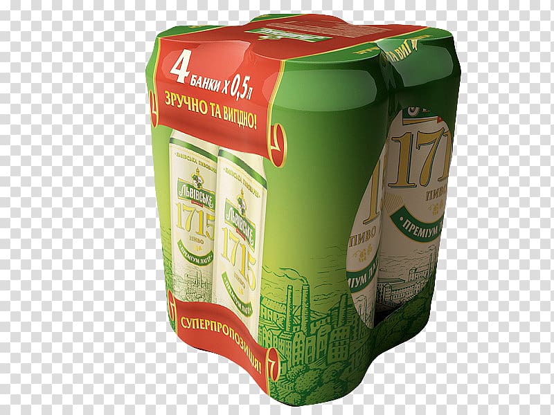 Beer Beverage can Bottle Tin can, Green beer can transparent background PNG clipart