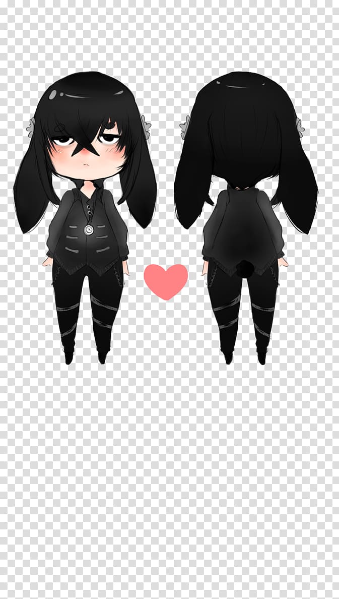 Black hair Wetsuit Character Fiction, goober transparent background PNG clipart