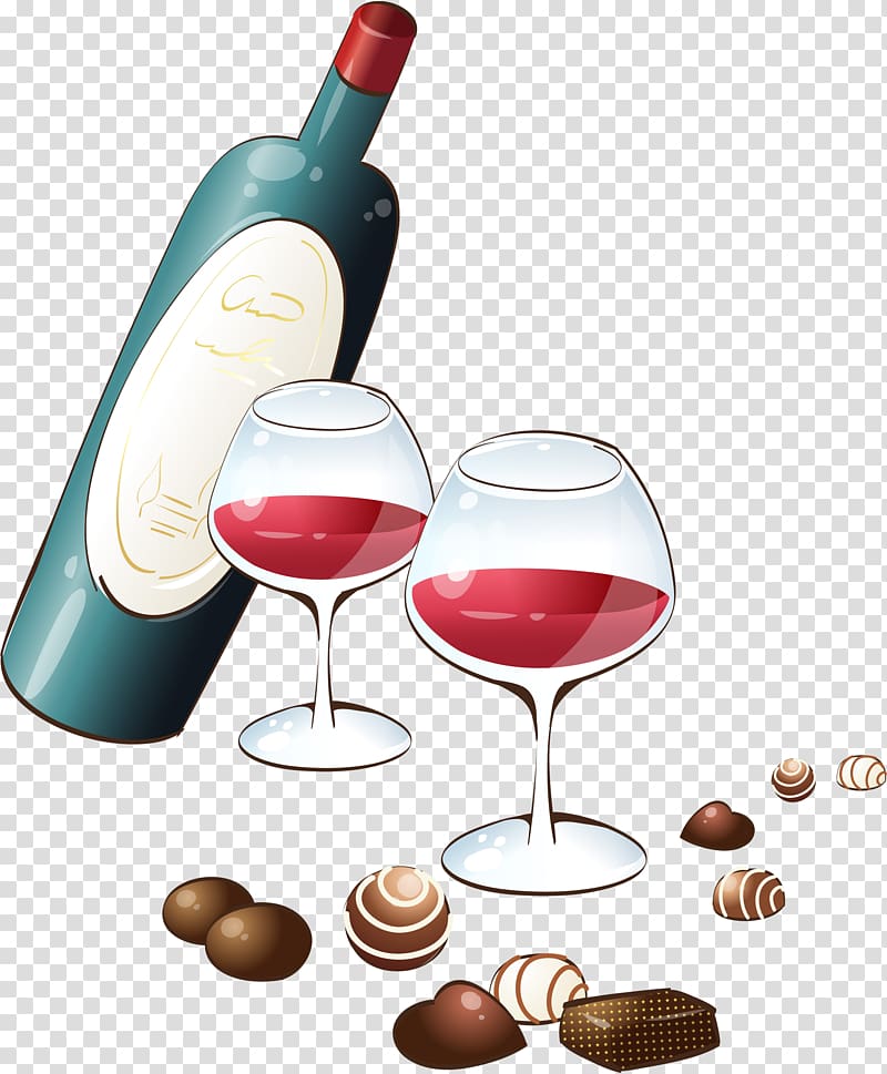 Red Wine Cartoon , wine transparent background PNG clipart