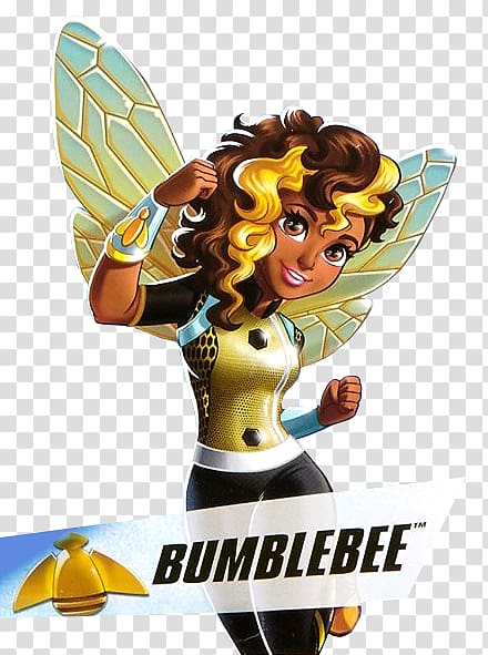 Bumblebee DC Super Hero Girls: Super Hero High Poison Ivy Harley Quinn Batgirl, Dc Super hero girls transparent background PNG clipart
