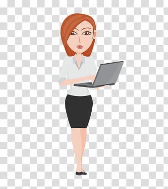 Cartoon Business Woman, Business Women transparent background PNG clipart