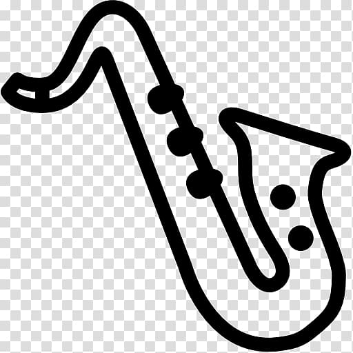 Saxophone Musical Instruments Computer Icons, Minimal Music transparent background PNG clipart