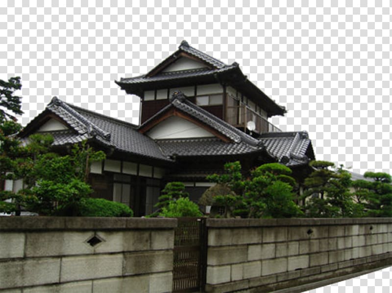 Japanese Cuisine House Roof, Japanese farmhouse transparent background PNG clipart