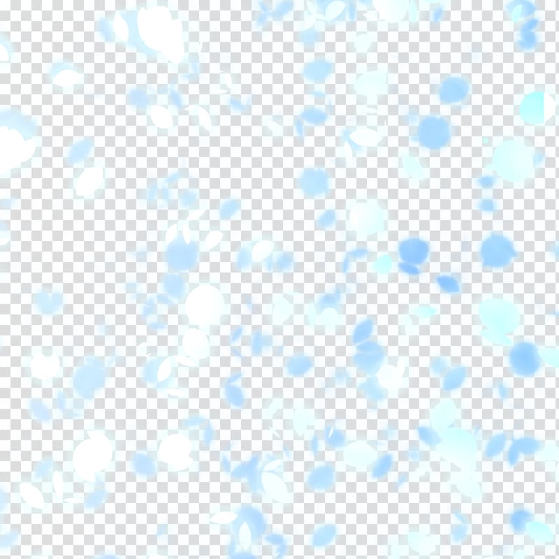 white leafed illustration, Petal Blue Flower, Snowflakes Falling transparent background PNG clipart