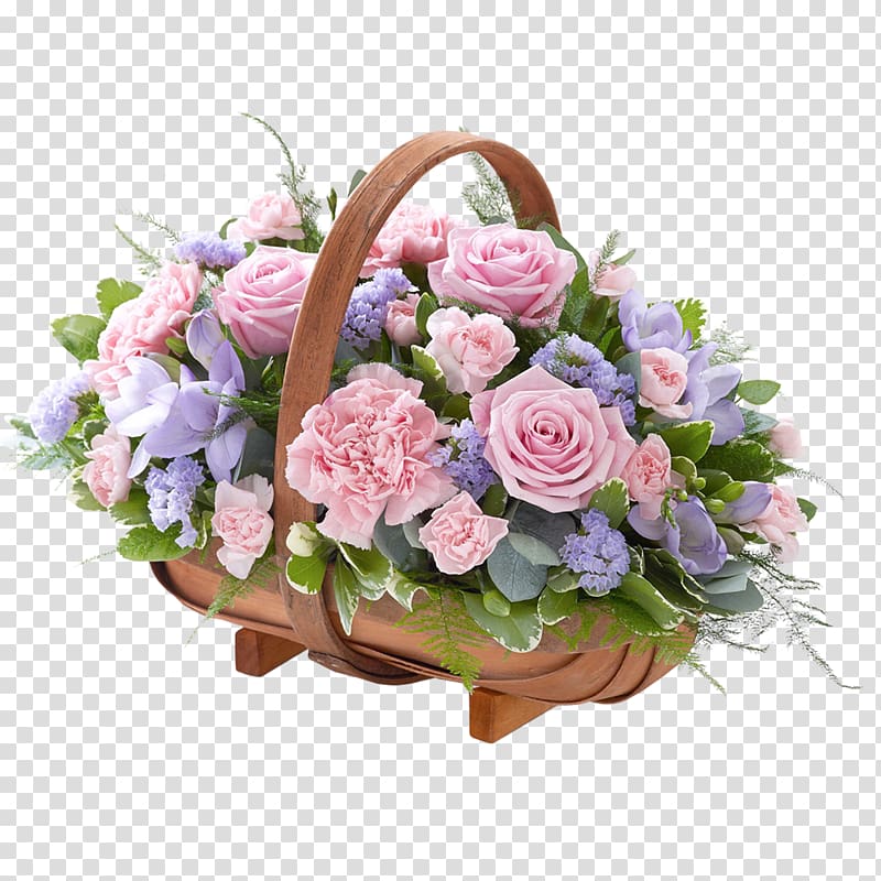 pink and purple flowers , Garden roses Floral design Floristry Flower Basket, flower transparent background PNG clipart