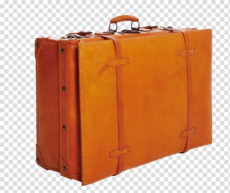 Suitcase Baggage Travel, Brown simple luggage decorative pattern transparent background PNG clipart