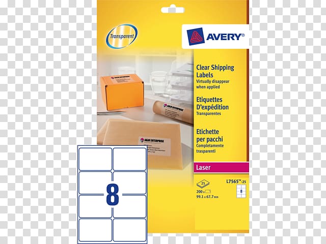 Label Paper Avery Dennison Office Supplies Mail, Avery J Johnson transparent background PNG clipart