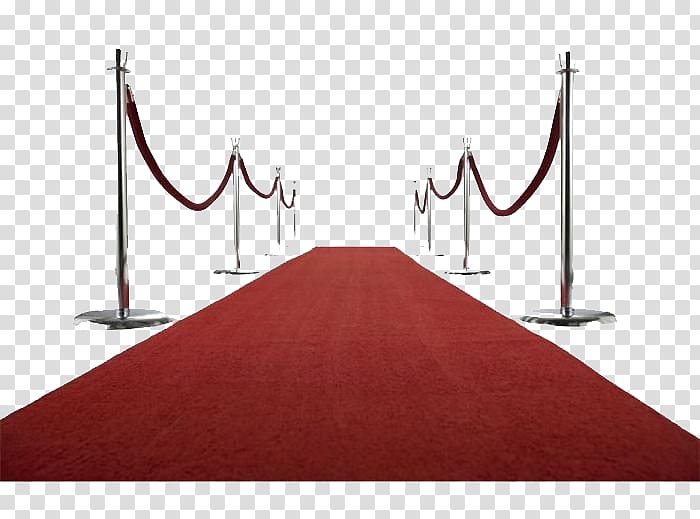 Red carpet , Red Star Road transparent background PNG clipart