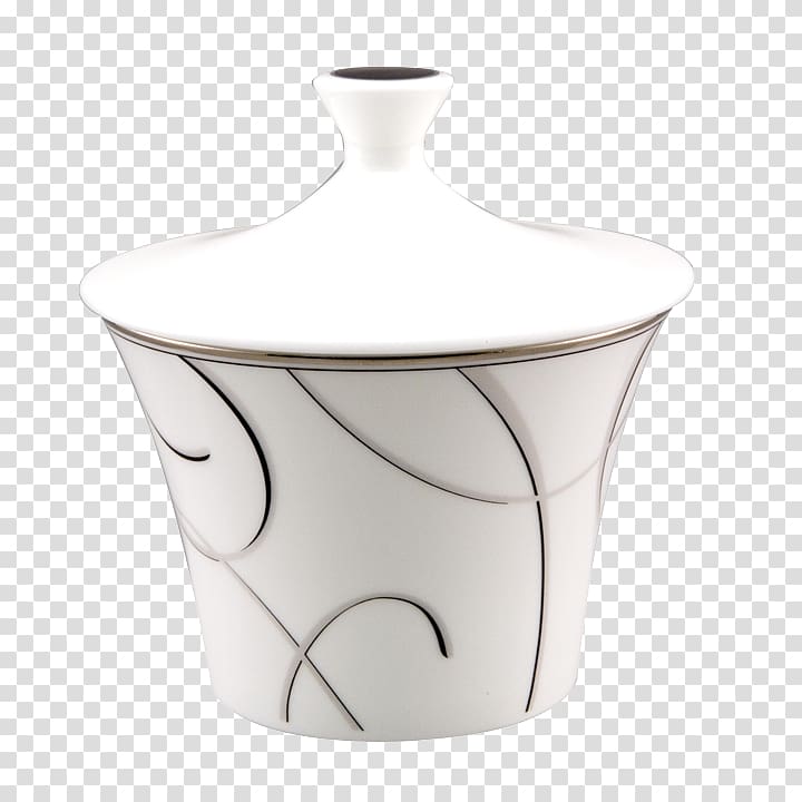 Tableware Sugar bowl Ceramic Table setting, spoon transparent background PNG clipart