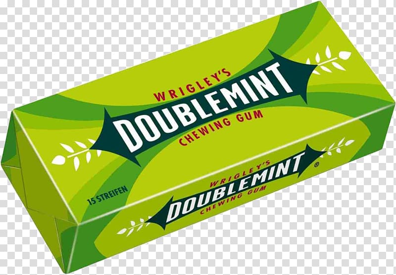 Chewing gum Wrigley Company Doublemint Extra Wrigley\'s Spearmint, Chewing gum transparent background PNG clipart