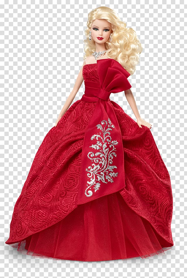 Barbie 2014 Holiday Doll Barbie 2014 Holiday Doll Toy, barbie transparent background PNG clipart