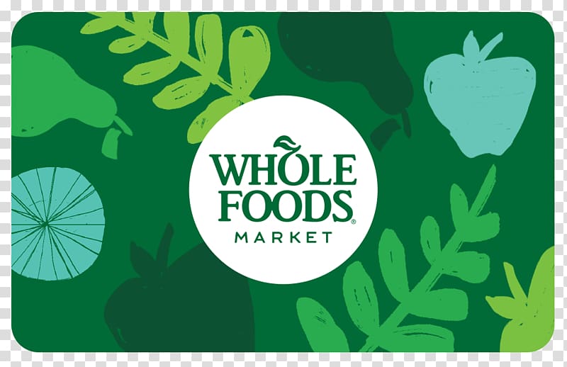 Gift card Whole Foods Market Grocery store, supermarket card transparent background PNG clipart