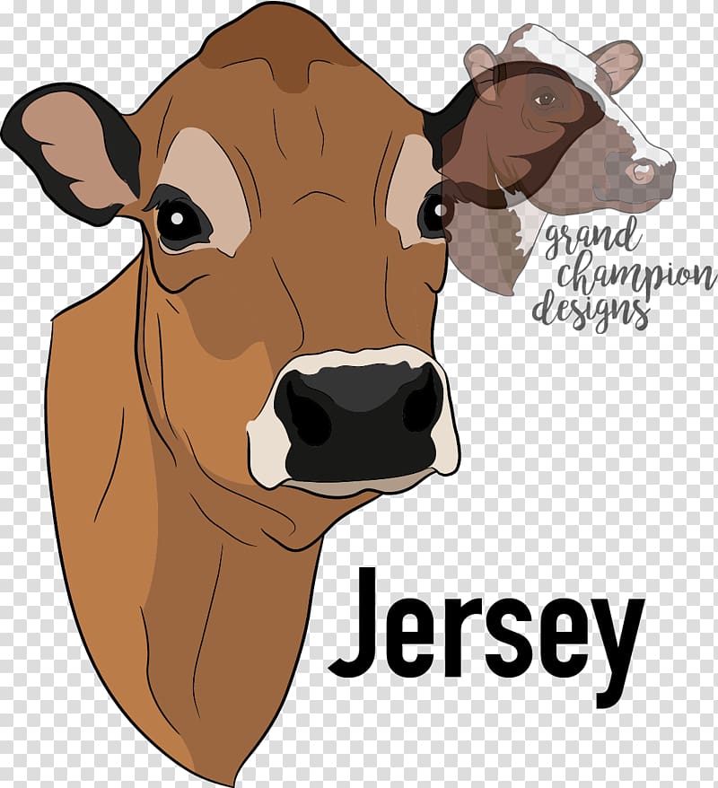 Dairy cattle T-shirt Sleeve Dairy Shorthorn Jersey, dairy cattle transparent background PNG clipart