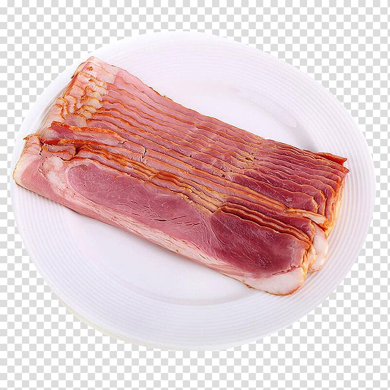Back bacon Barbecue Ham Prosciutto, Bacon transparent background PNG clipart